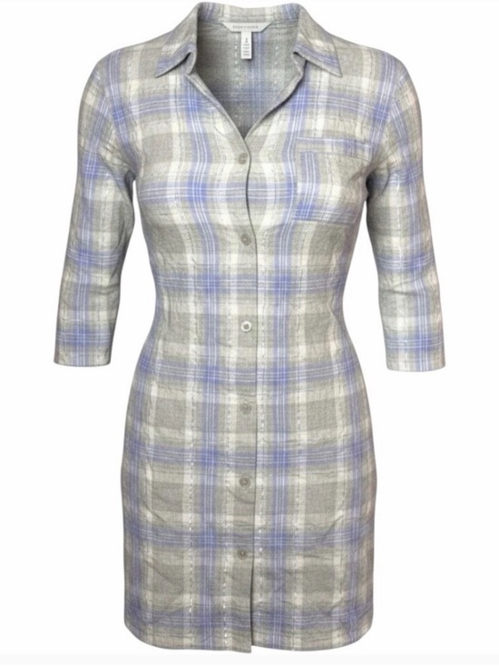 Talbots Dresses & Skirts - Talbots Flannel Button-Front Plaid Shirt Dress (M)